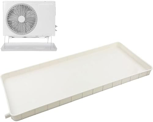 Universal Air Conditioner Drip Pan with Drain Hose - Condensate Drain Tray for Split AC Units, Prevents Leaks, Durable, Easy Installation, Essential AC Accessory