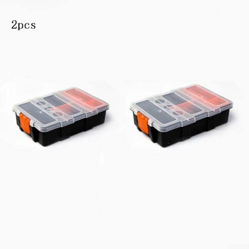 babominimer Storage Box Organiser 2pcs Sturdy Screw Sorting Boxes Perfectly Designed For Home Organization And Outdoor Activities - Image 4