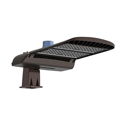 200W LED Parking Lot Lights 26000Lm Outdoor LED Lights Dusk to Dawn with Photocell 5000K Shoebox Pole LED Flood Light 600W Equivalent Commercial Street Area Lighting for Parks Parking Lot Roadways