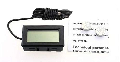 Image of Gadget Hero's Digital Mini LCD Temperature Thermometer with Probe /Sensor.