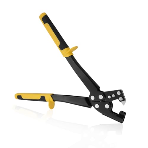 Crimpzange für Stahlbolzen, Profil Verbundzange Trockenbau Zange Crimpzange Handkiel Metall Stanzschloss Trockenbau Handwerkzeug für Den Bau In HäUsern BüRos Lagerhallen Usw