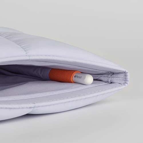 Pochette tablette 7-8 pouces iPad Mini 6 et 7 étui matelassé lavande - 3