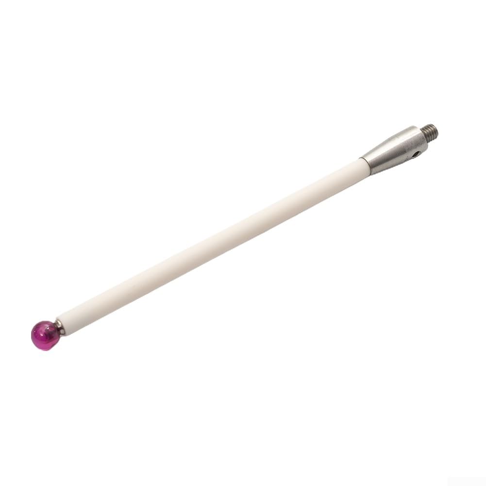 CMM Touch Probe Stylus, A-5000-3712 Punta de sonda CNC con bola de 6 mm, para inspección y medición de metalurgia, para máquinas de medición por coordenadas, vástago de 100 mm de longitud