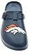 FOCO Open Back Buckle Clog – Comfortable Slip-On Sandals for NFL Fans, Denver Broncos, Large