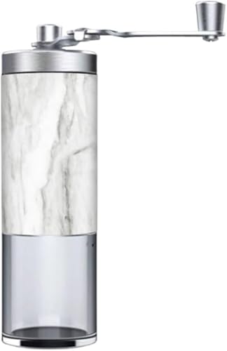 CokBlu ステンレススチールポータブル手挽きコーヒー豆グラインダー 調整可能スケール付き 高精度均一超微細粉末 屋外登山・出張・旅行兼用 小型家電