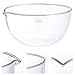 DIKACA Glass Evaporating Dish with Spout 150mm Flat Bottom Laboratory Evaporation Dish Glassware Evaporation Tool for Scientific and Industrial Use