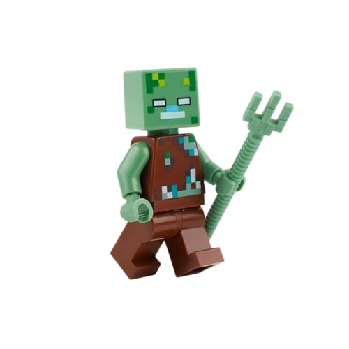 Image of LEGO Minecraft Mini Set: Hero with Drowned Minifigure