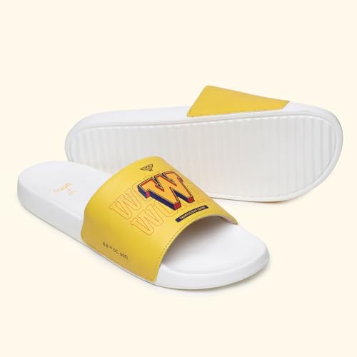 Image of YOHO Sliders for Women | Comfortable and Lightweight Slides | WB Cartoon & Comic Characters: Tom & Jerry, Big Bang Theory, Friends, Games of thrones and Wonder Woman Footwear for Girls