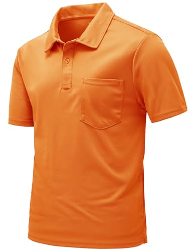Polo coupe ajustée homme Rdruko respirant et léger avec poche avant