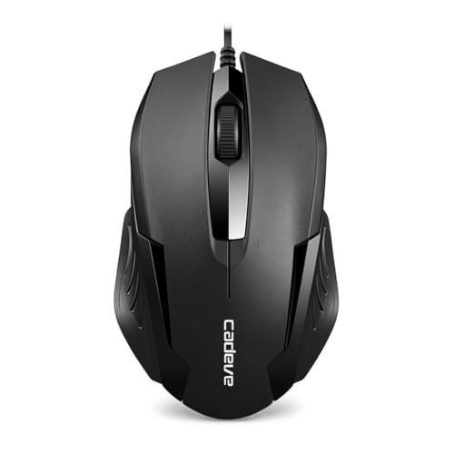 Image of Kaidiwei 001 Mouse | Wired USB for Business & Home | Precise Rapid Clicks for Laptop, PC, MacBook | Quiet & Comfortable | Ergonomic Design | 4000 DPI Sensor | Universal Compatibility
