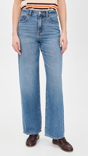 Madewell Women's PV Wide in Airy Denim Jeans2