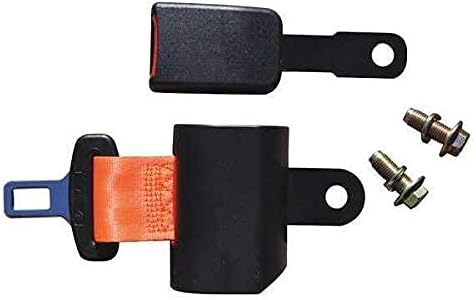 Cinturón de seguridad de carretilla elevadora, color naranja de seguridad, juego de 6