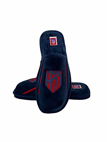 ANDINAS 918-20-19 Atlético de Madrid - Hombre - Zapatillas Casa (Negro, 40 EU, Numeric_40) Cover