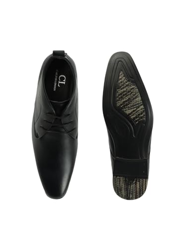 Image of Carlton London Men's Leather Lace-Up Chukka Boots