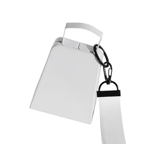 4 Inch Cheerleading Bells with Comfortable Wrist Strap Iron Construction Crisp Sound for Sports Outdoor Activities Sports Cheeri