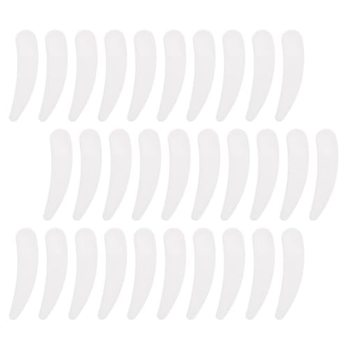Alipis Cucharas Cosméticas Pequeñas para Crema Facial y Ojos 100 Piezas Color Porcelana, Aplicador de Mascarillas y Cremas, Herramienta de Maquillaje para Cuidado Facial