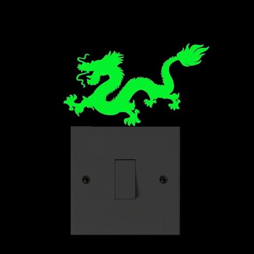 Generic 2pcs Luminous Light Switch Decals Glow in The...