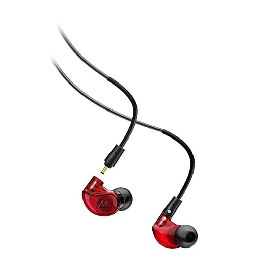 
                            MEE audio M6 PRO Musicians’ In-Ear Monitors with Detachable Cables; Universal-Fit and Noise-Isolating (2nd Generation) (Red)
                        