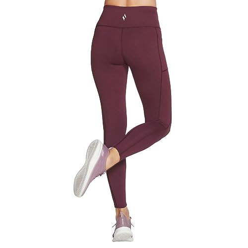 Image of Skechers Women's High Rise Go Walk Goflex High Waisted 2-Pocket Yoga Fitted Leggings