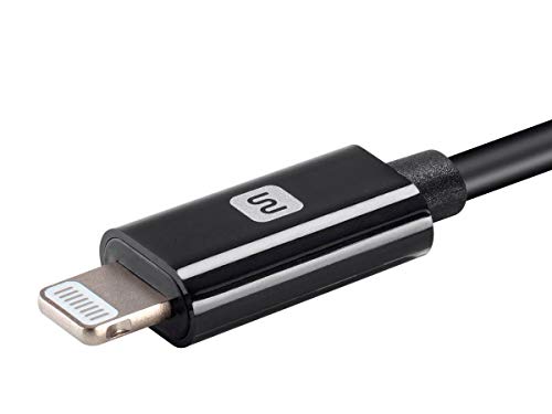 Monoprice Cabo de carregamento rápido e sincronização Apple MFi certificado Lightning para USB tipo