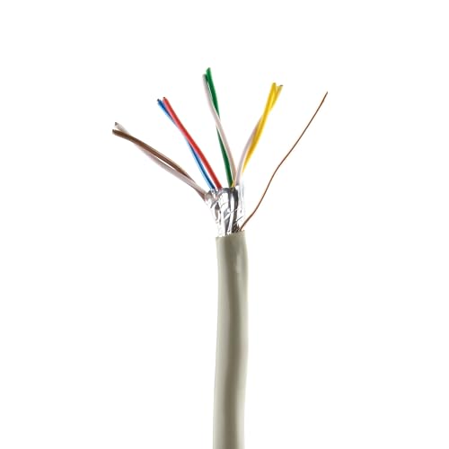 Cable telefónico de 8 núcleos SeKi J-Y(ST)Y 4x2x0,6mm para línea de instalación de 100 metros