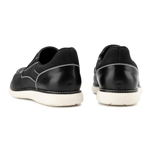 Meijiana Mens Loafers Fashion Dress Shoes Faux Leather Slip-On Loafers Casual Party Shoes3