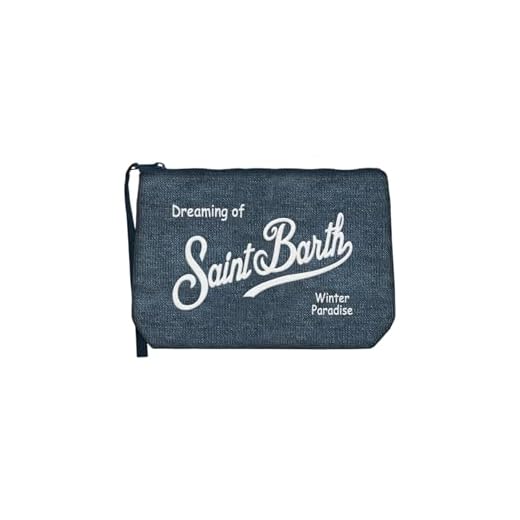 Mc2 Saint Barth Unisex Pochette ALI0022 Poliestere Blu Taglia Unica