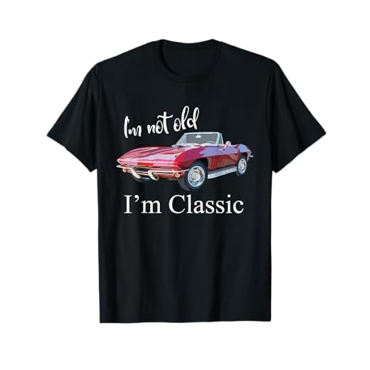 I'm Not Old I'm Classic Retro Muscle Car Cool Birthday T-Shirt