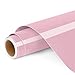 Price comparison product image Permanent Vinyl for Cricut, 12" x4ft Pink Self Adhesive Vinyl Roll for Cricut and Silhouette Cameo, Pink Vinyl for Party Decoration, Window Stickers, Home Decor