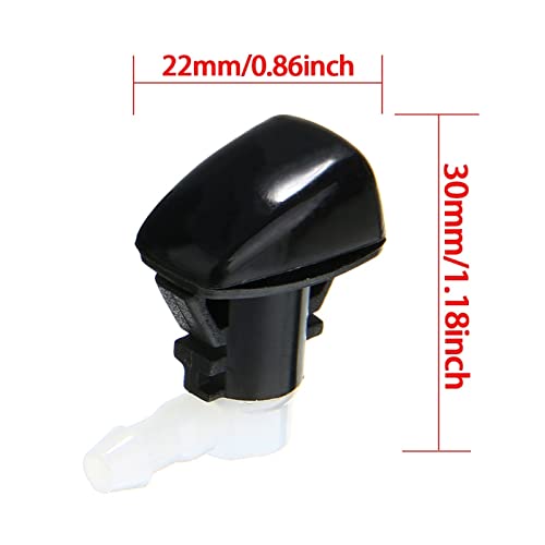 Kit pulvérisation buse d'essuie-glace avant robuste pour Dodge Durango 2011-2019