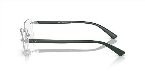 Image of Armani Exchange Mens AX1064 Rectangular Prescription Eyewear Frames