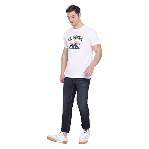 Image of Red Tape Men's Solid Regular Fit T-Shirt