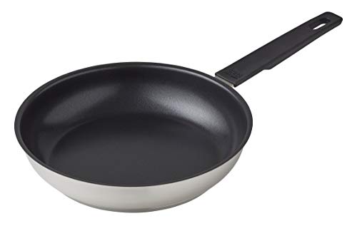 KUHN RIKON Smart & Compact Sartén 24 cm, Acero inoxidable, Inducción