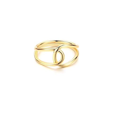 Valloey Rover 14K Gold Plated CZ Ring Cover