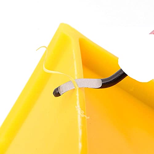 Image of AASONS Heavy Duty Deburring Tool Ideal For The Removal Of Burrs On Wood, Plastic, PVC, Copper, Aluminium, Mild Steel & Stainless Steel, Metal & Non-Metal Tubing Or Pipes (Yellow Handle)