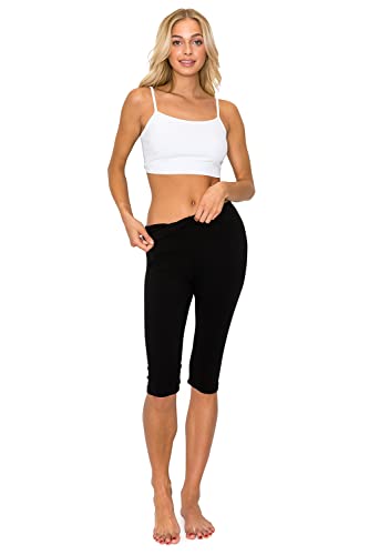 Leggings Depot Soft High Waisted Women's Cotton Leggings - Made in USA4