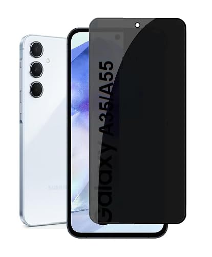 MOBIKTC FRONT GLASS for Samsung Galaxy A55 5G Privacy Screen Protector Tempered Glass, Anti-Spy, Fingerprint unlocking, Full coverage, Accessories, Case Friendly, Easy Installation (B0DHVJ939K) Amazon Price History, Amazon Price Tracker