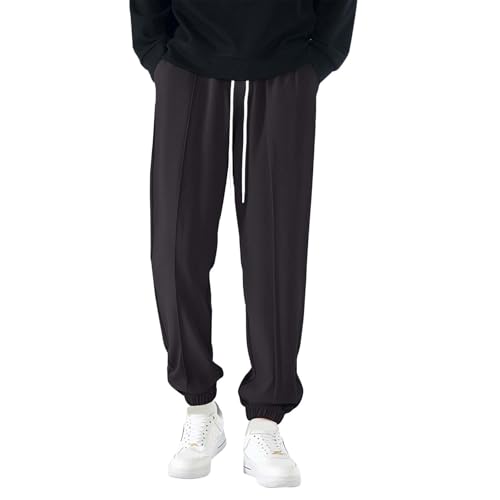 Boys Girls Solid Pants Jogger Sweatpants with Pockets Warm Kids Trousers Casual Pants Band Size3