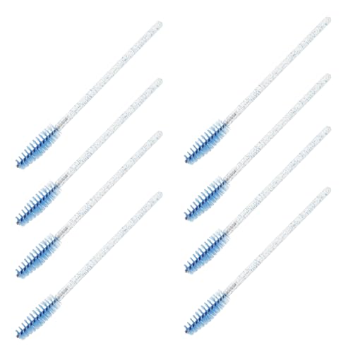 FOMIYES Luxury Eyelash Brush Set 100pcs Lash Wand Eyebrow Mascara Wand Easy Application