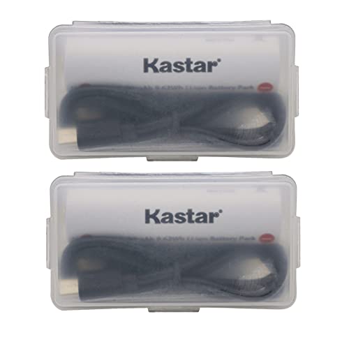 Kastar Battery 2-Pack Replacement for Coast ZX850 Battery with Micro-USB