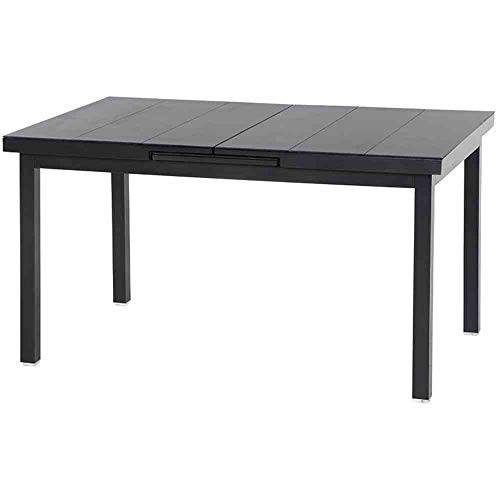 Preisvergleich Produktbild Siena Garden Torino Ausziehtisch, anthrazit