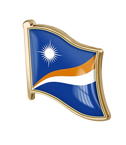 Image of vmcoatdu Country Flag Pin Badge International Travel Brooch Metal Alloy Souvenir Pin for Hat Clothes Backpack