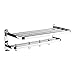 YS&VV Plegable Toallero Montado en La Pared Acero Inoxidable Toallero,de Múltiples Fines Soporte de Toalla de Baño con Toallero 50cm