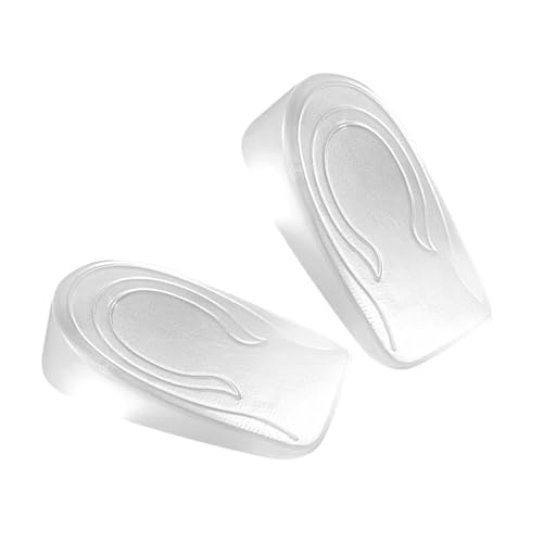 1 paire de talonnettes en silicone - 2 cm - En terre de silice - Pour talon d'Achille - Pour chaussures - Pour femme - 2 cm