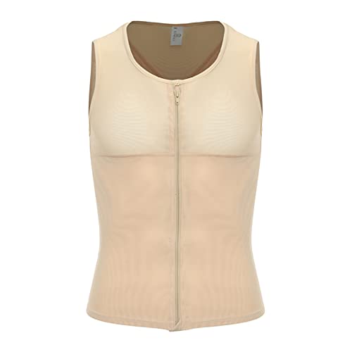 Chaleco de compresión para hombres ropa interior moldeadora reductora de vientre 4
