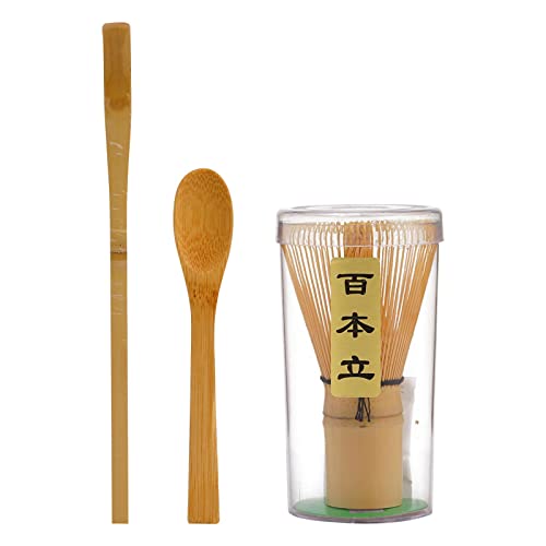 Sherry29 百本立 茶筅 茶杓 茶道具 3点セット 茶せん 泡立て器 抹茶点て 茶道 伝統的工芸品 アクセサリー
