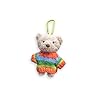 Eco Right Crochet Keychain – Handmade Cute Keyring for Girls & Women, Aesthetic Bag Charm, Perfect Small Gift for Her & Teens