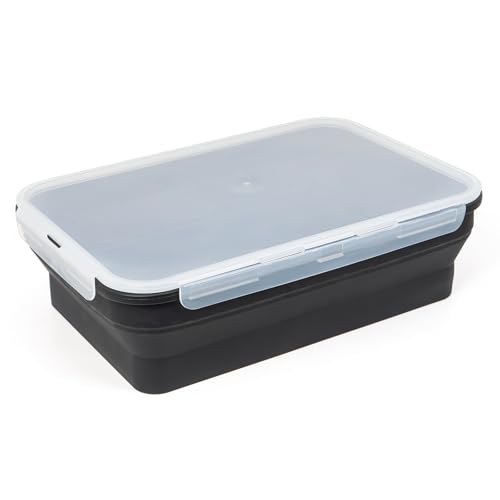 XL Collapsible Marinating Container,Large-Capacity Grill Accessory Perfect For Bbqs And Parties,Marinade And Brining Prep, Collapsible Silicone Food Storage Containers Set With Lid(10L/2.64Gallon)