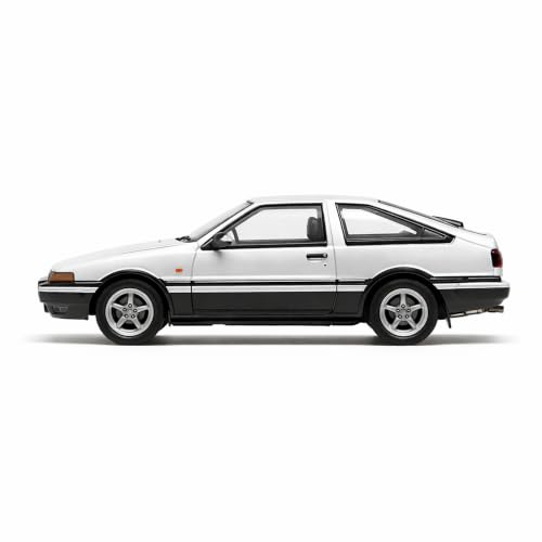 Image of Wizplex MSZ Toyota Sprinter Trueno AE86 1:43 Scale Officially Licensed Die Cast Metal Car - Pull Back JDM Classic Coupe with Openable Front Doors, Collectible Showpiece for Kids 6+ & Car Enthusiasts