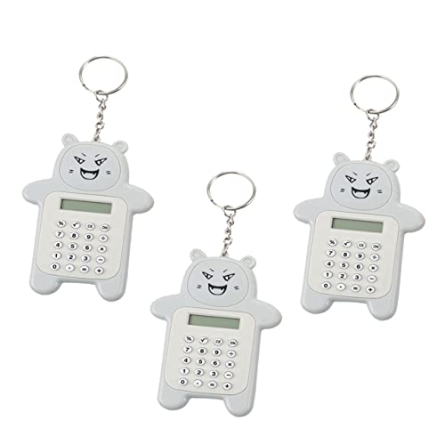 Calculadora mini en forma de juego para estudiantes llaveros decorativos unisex 9 piezas
